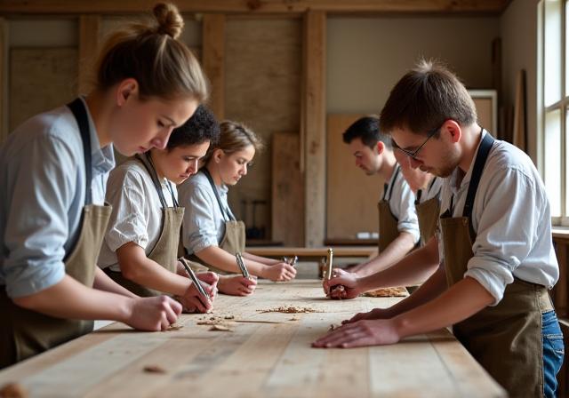 Equipo de artesanos de Anole Atelier